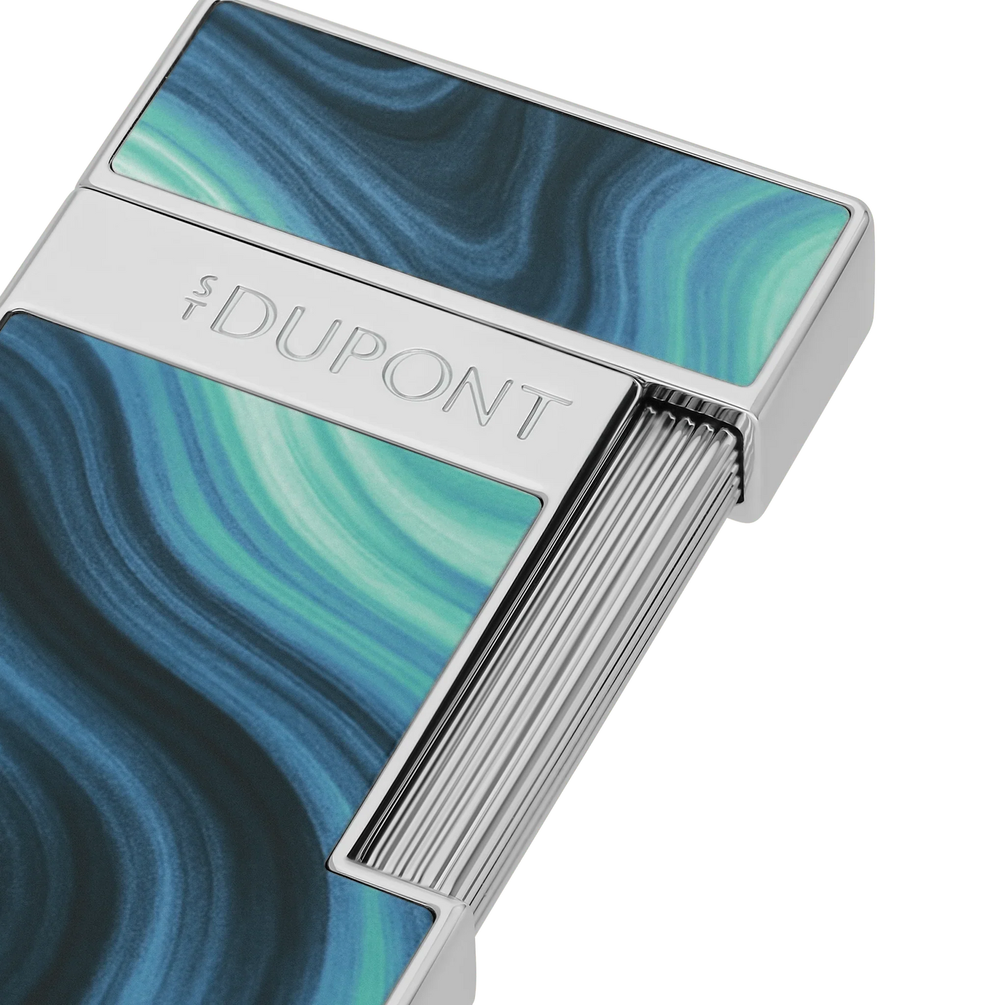 S.T. Dupont Slimmy Géode Blue Lacquered Lighter/Briquet 028035