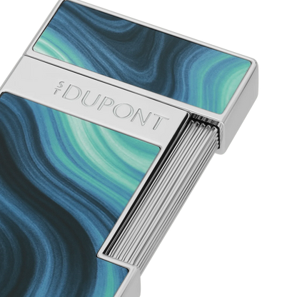 S.T. Dupont Slimmy Géode Blue Lacquered Lighter/Briquet 028035