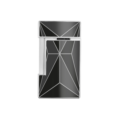 S.T. DUPONT Slimmy Chrome Fire X Black Lighter/Briquet 028070
