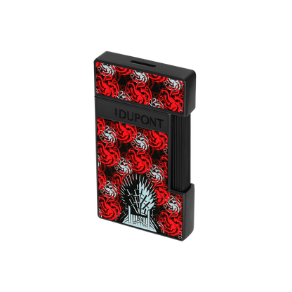 S.T. DUPONT Slimmy Lacquered Game of Thrones Light Black Lighter/Briquet 028112