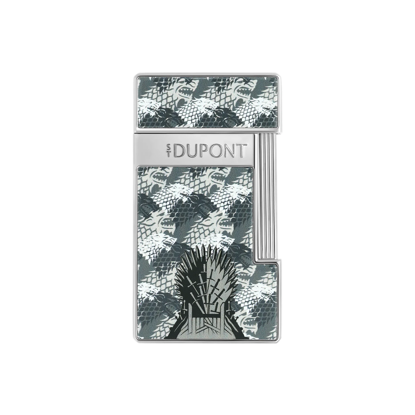S.T. DUPONT Slimmy Lacquered Game of Thrones Light Grey Lighter/Briquet 028113