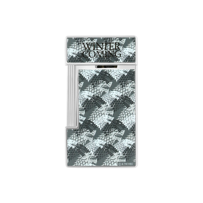 S.T. DUPONT Slimmy Lacquered Game of Thrones Light Grey Lighter/Briquet 028113