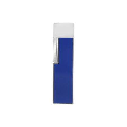 S.T. DUPONT Twiggy Chrome Indigo Blue Lighter/Briquet 030005