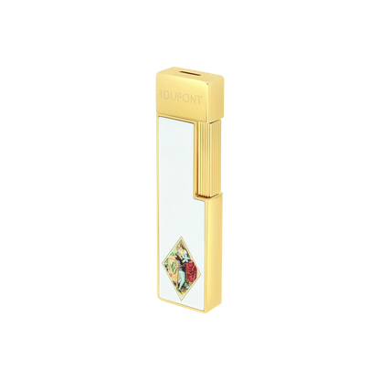S.T. Dupont Twiggy White Lacquered Romeo y Julieta Lighter/Briquet 030150