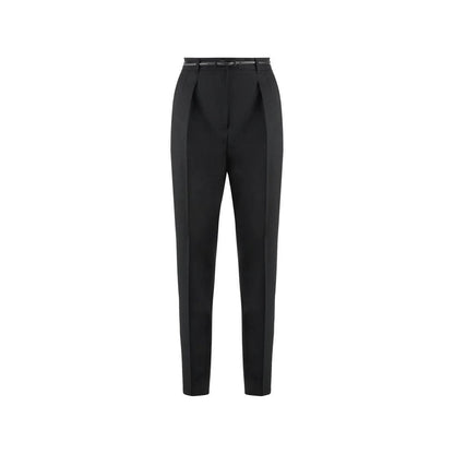 Max Mara Black Elastane Dress Pants