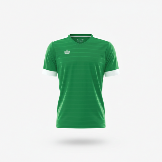 Derby Jersey Emerald Green/White