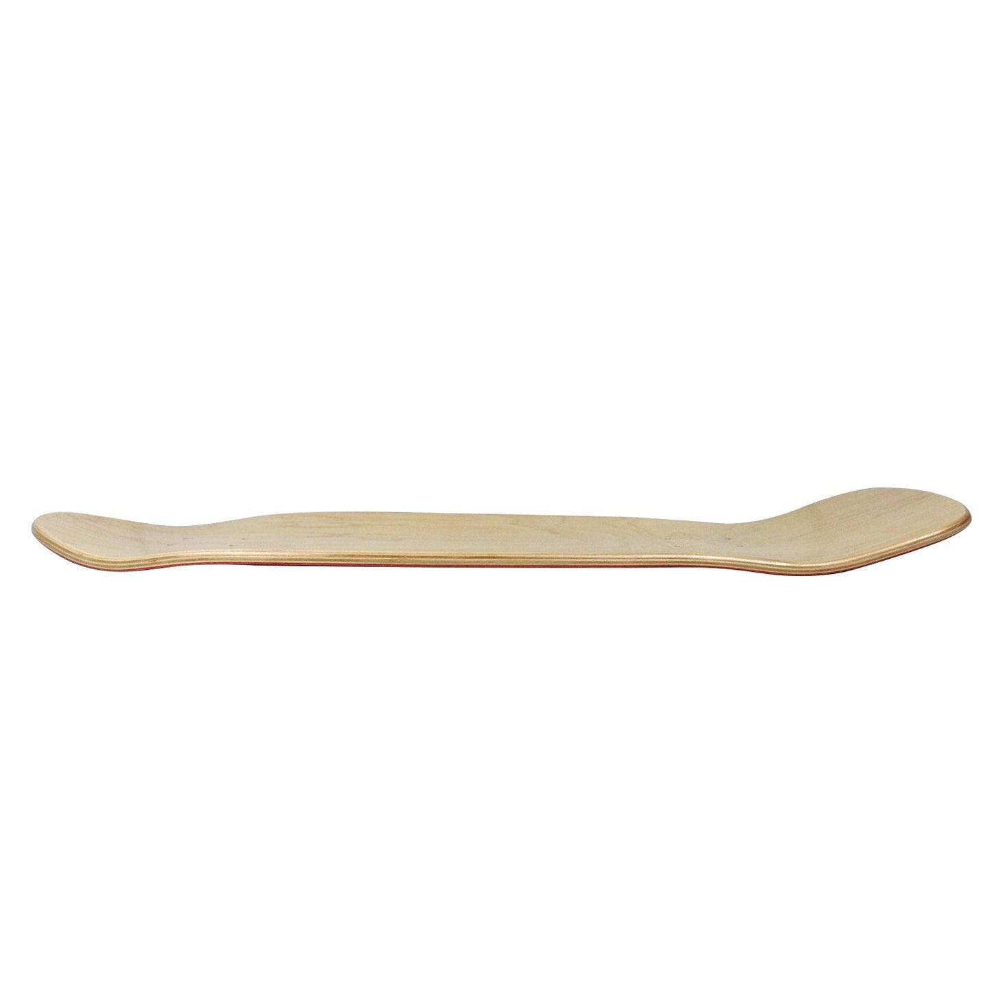 Moose Old School Deck 10" x 30" Stained Red with Griptape