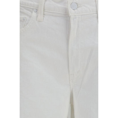 Mother Denim White Cotton Jeans Denim