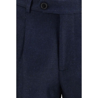 Brunello Cucinelli Blue Wool Oves Aries Two-Piece Suit