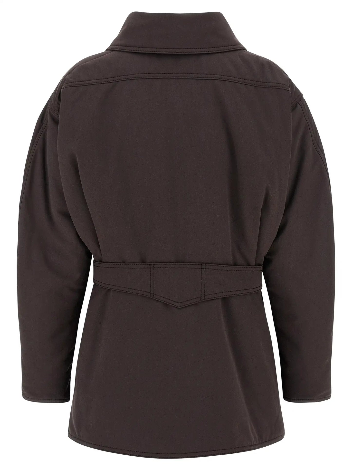 The Andamane Brown Polyester Parka