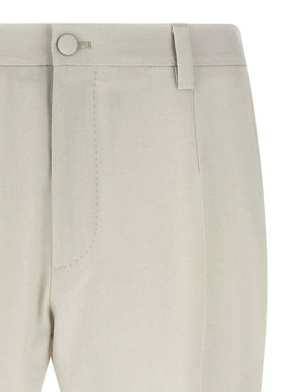 Dolce & Gabbana Beige Virgin Wool Dress Pants