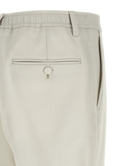 Dolce & Gabbana Beige Virgin Wool Dress Pants