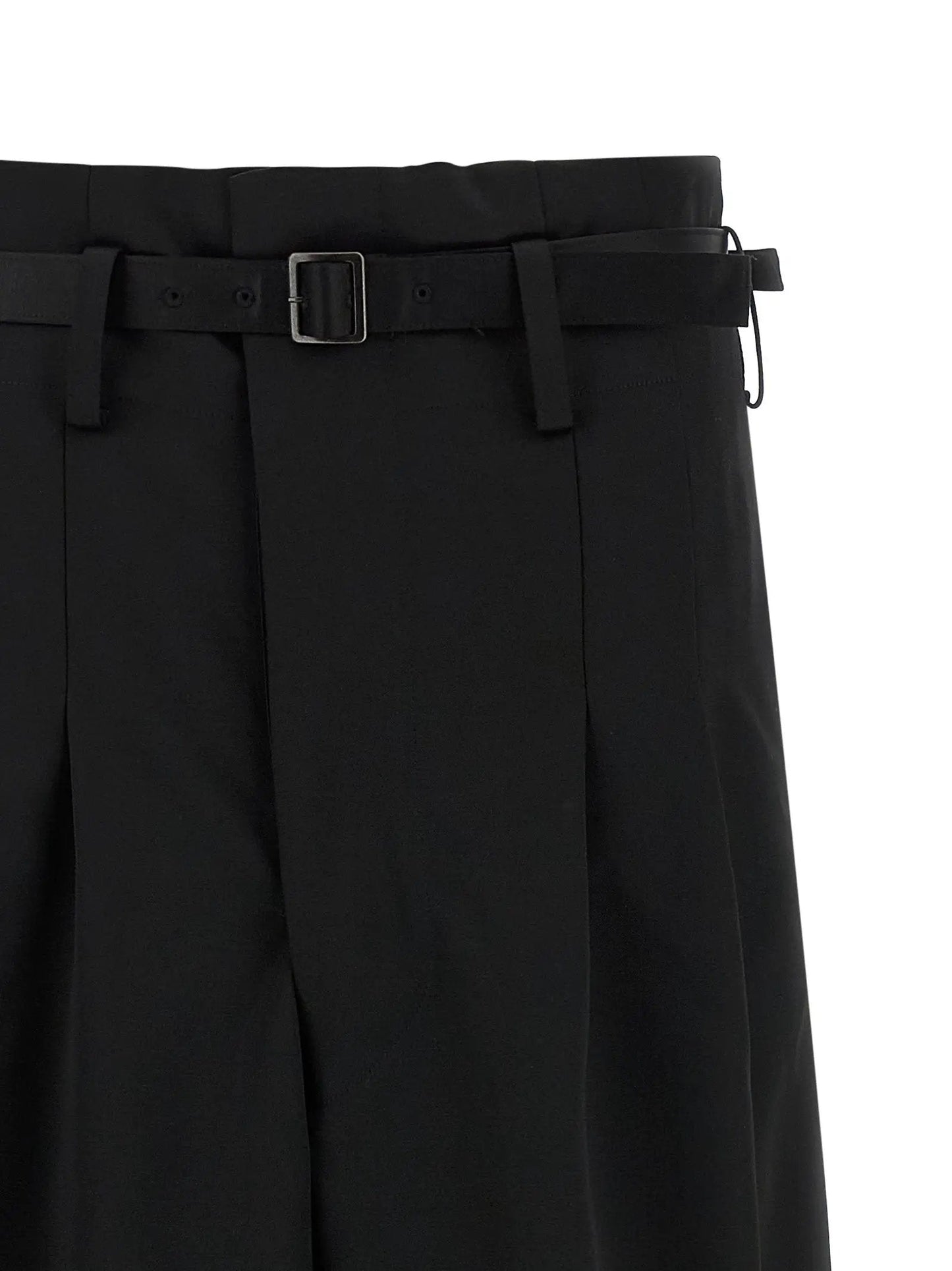 Junya Watanabe Black Acetate Flared Pants