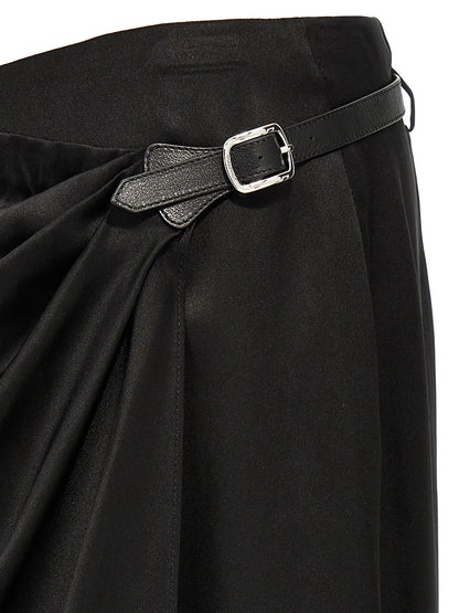 Tom Ford Black Silk Mini Skirt