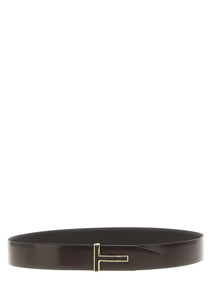 Tom Ford Brown Calfskin Belt