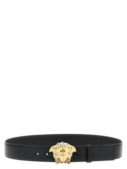 Versace Black Calfskin Regular Belt