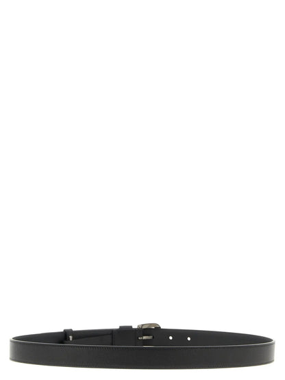 Valentino Garavani Black Calfskin Regular Belt