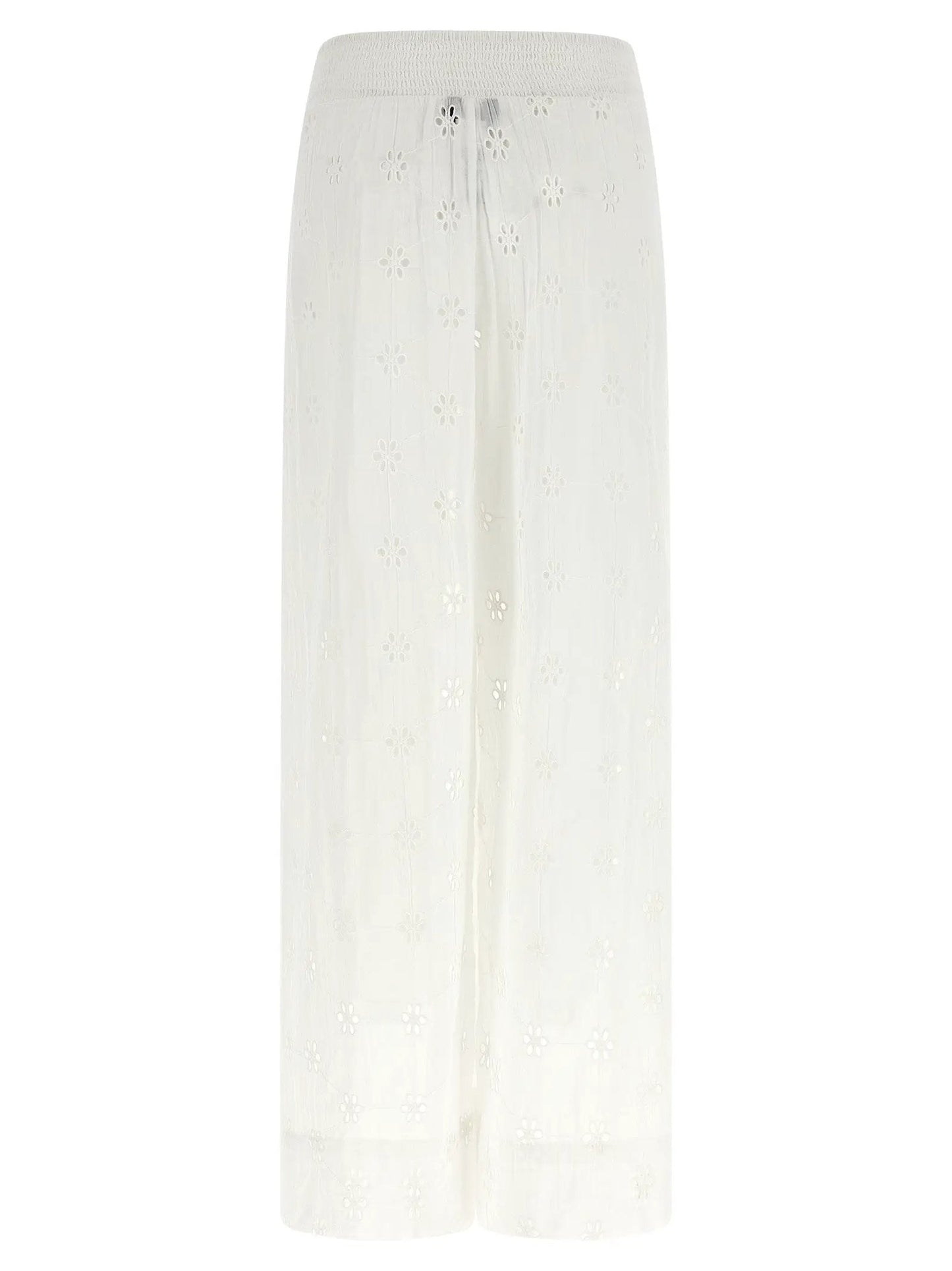 Polo Ralph Lauren White Cotton Casual Pants