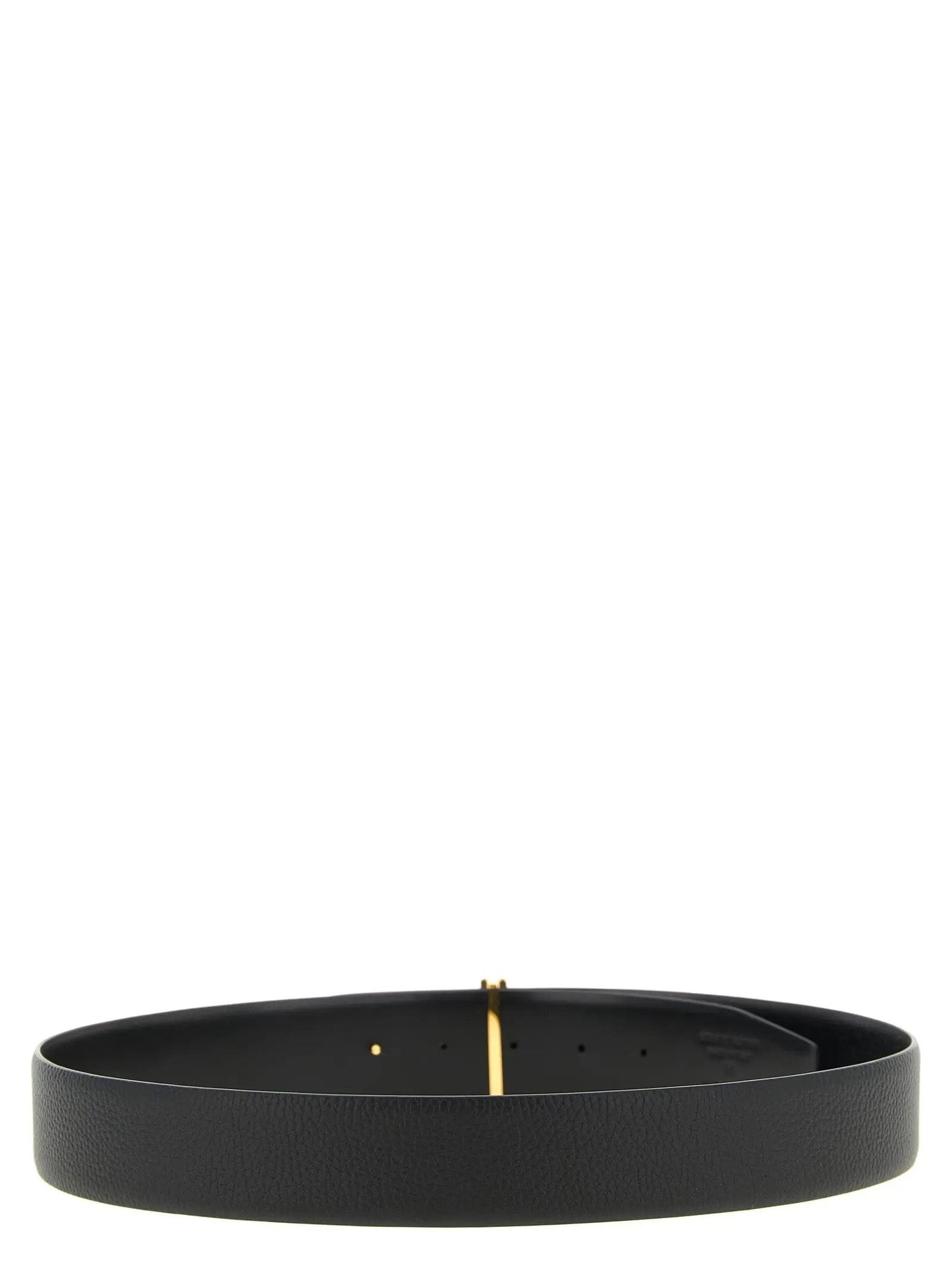 Tom Ford Black Calfskin Regular Belt