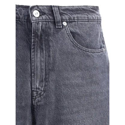 Our Legacy Black Cotton Relaxed Fit Jeans