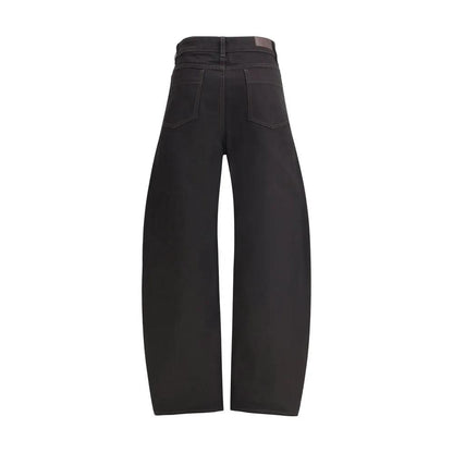 Lemaire Black Cotton Casual Pants