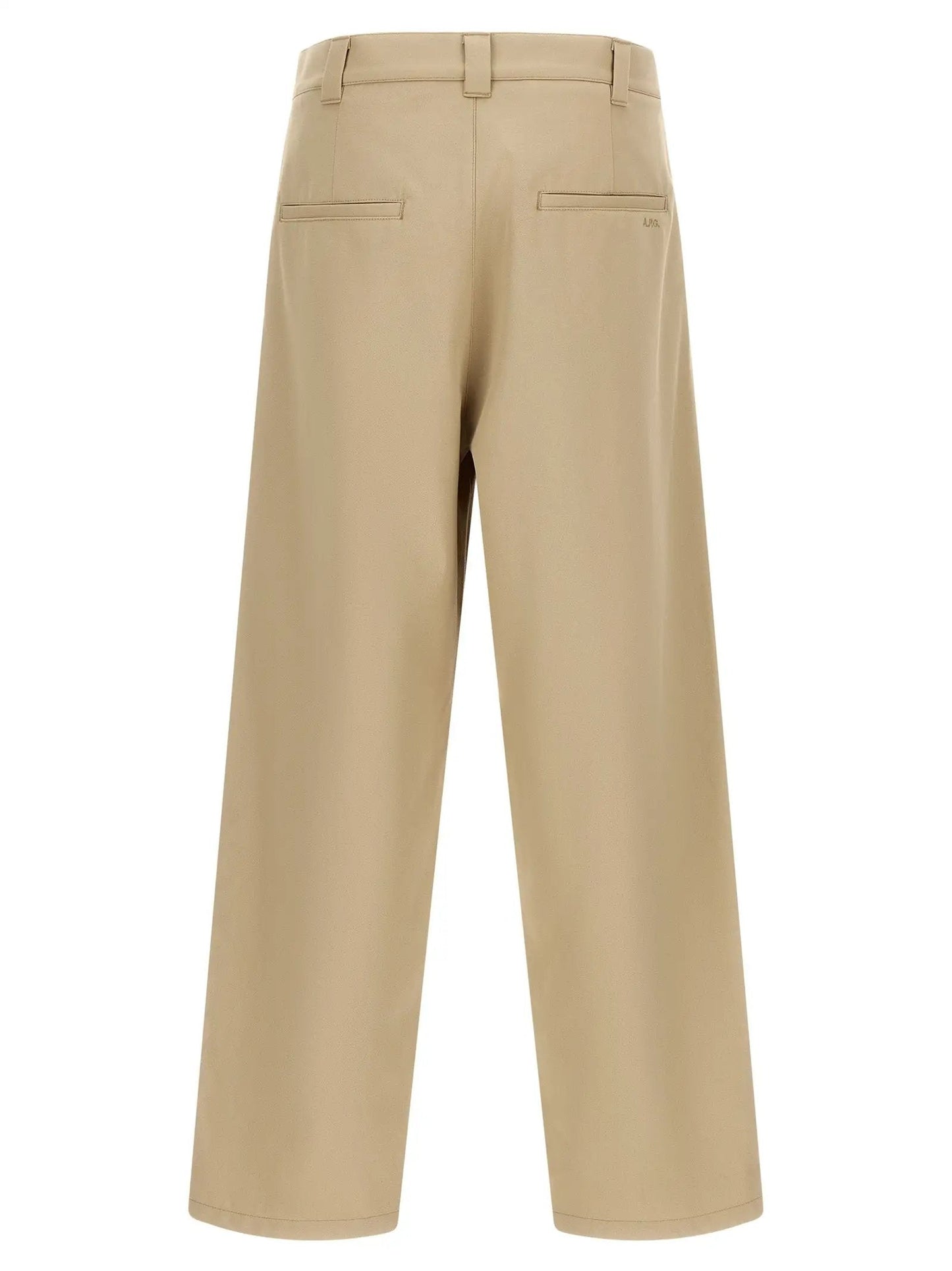 A.P.C. Beige Cotton Casual Pants