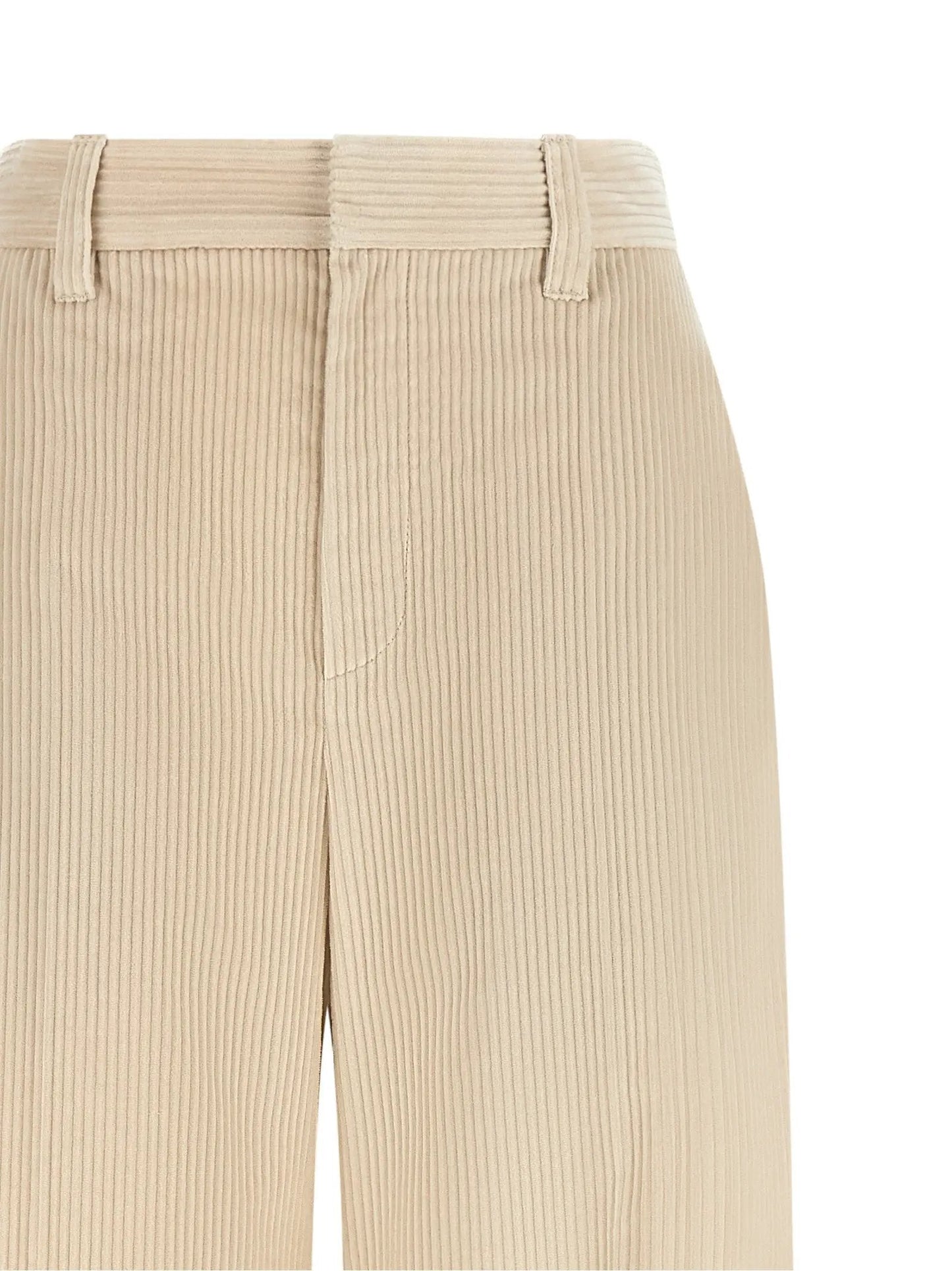 Brunello Cucinelli Beige Cotton Casual Pants
