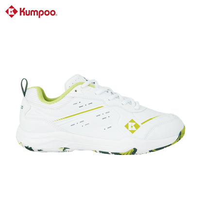 Kumpoo KH-E317 Badminton Shoe (White/Green)