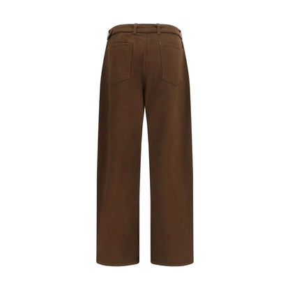 Lemaire Brown Cotton Casual Pants