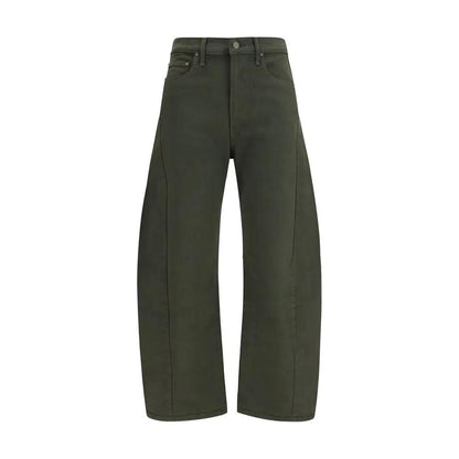 Mother Denim Bicolor Cotton Relaxed Fit Jeans