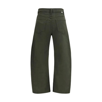 Mother Denim Bicolor Cotton Relaxed Fit Jeans