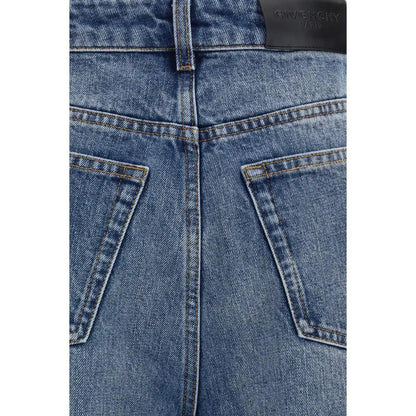 Givenchy Blue Cotton Relaxed Fit Jeans