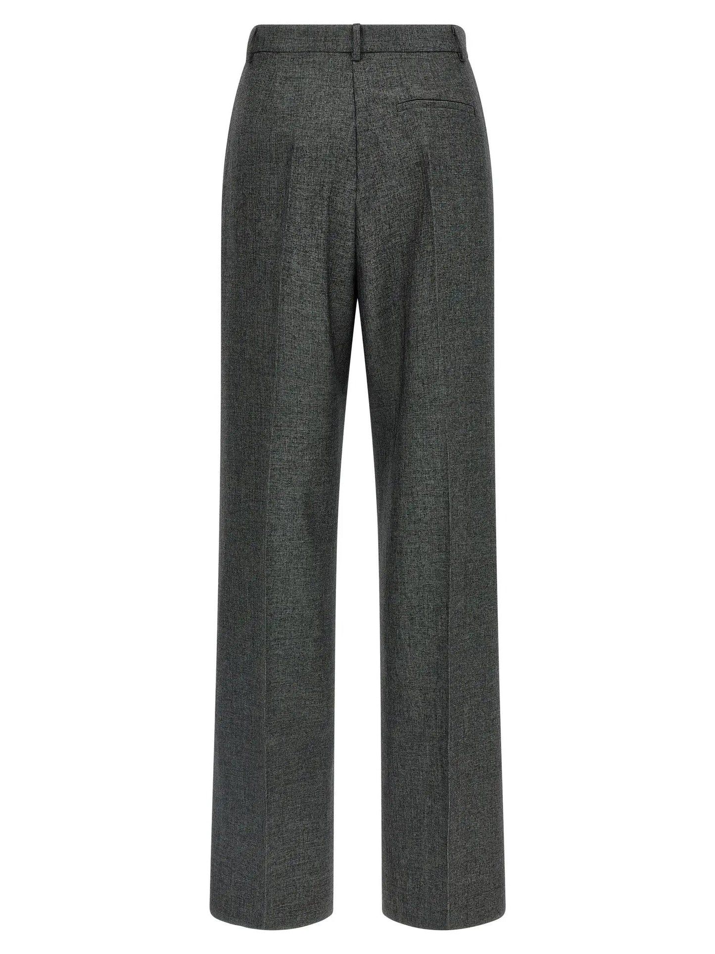 The Andamane Gray Polyester Dress Pants