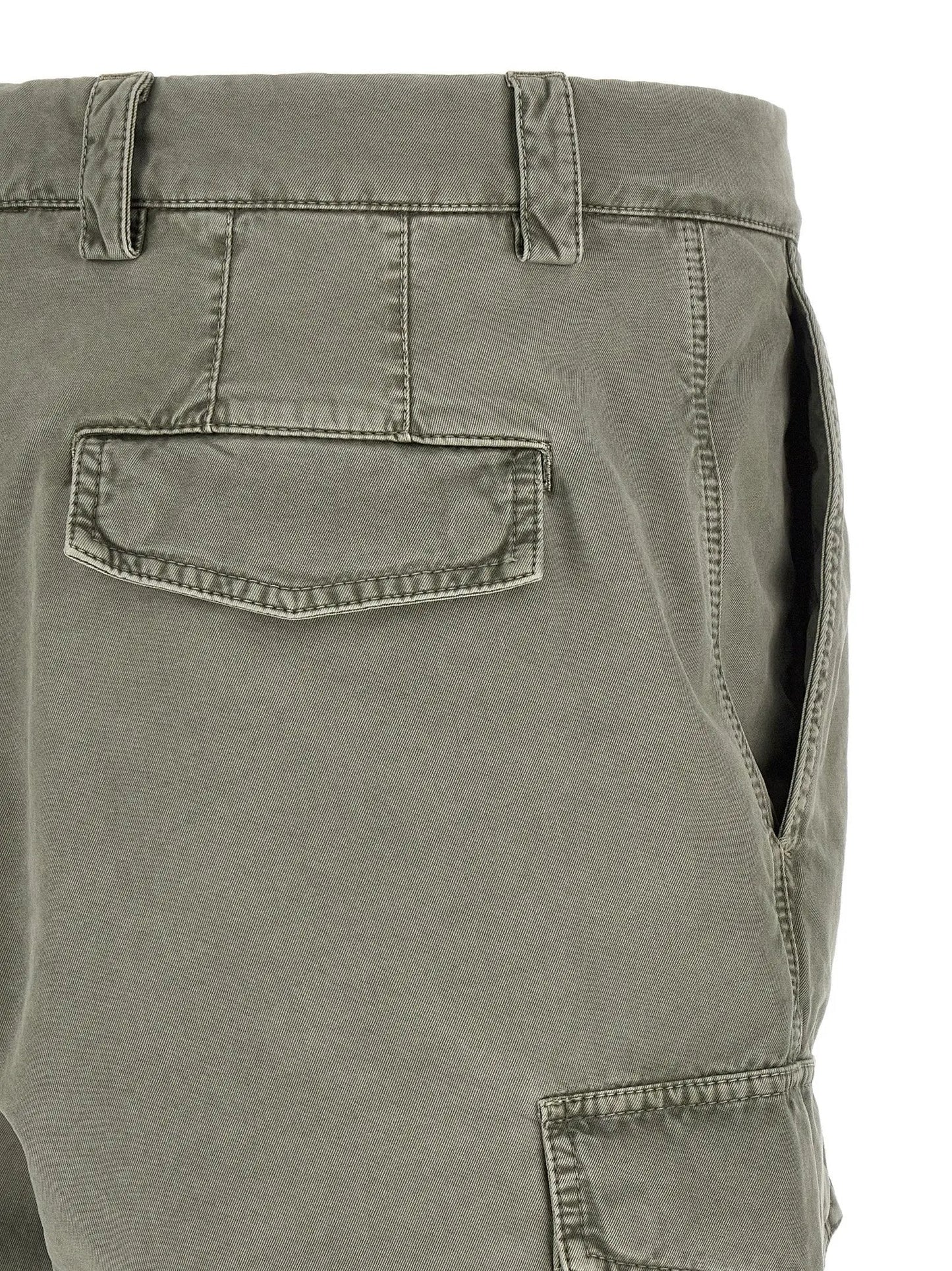 Brunello Cucinelli Bicolor Cotton Cargo Pants