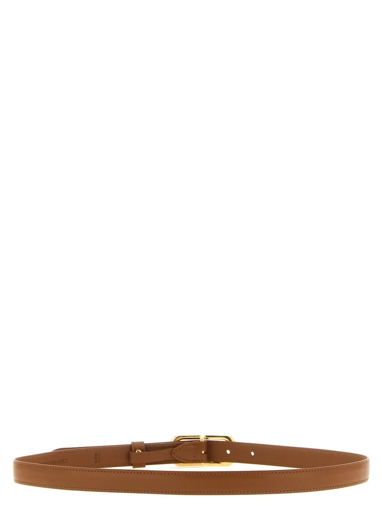 Fendi Brown Calfskin Leather Regular Belt