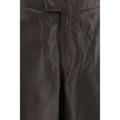 Arma Brown Leather Pants