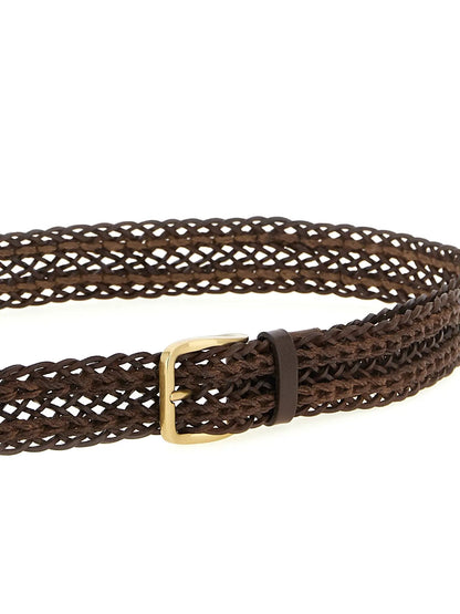 Brunello Cucinelli Brown Calfskin Belt