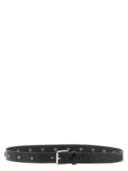 Lemaire Black Calfskin Regular Belt