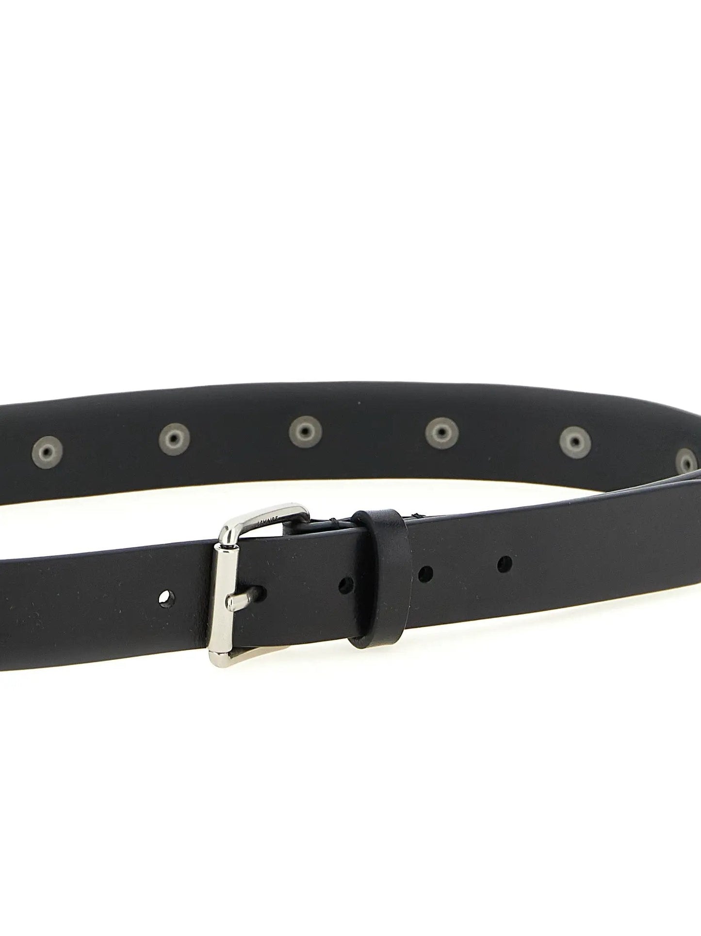 Lemaire Black Calfskin Regular Belt