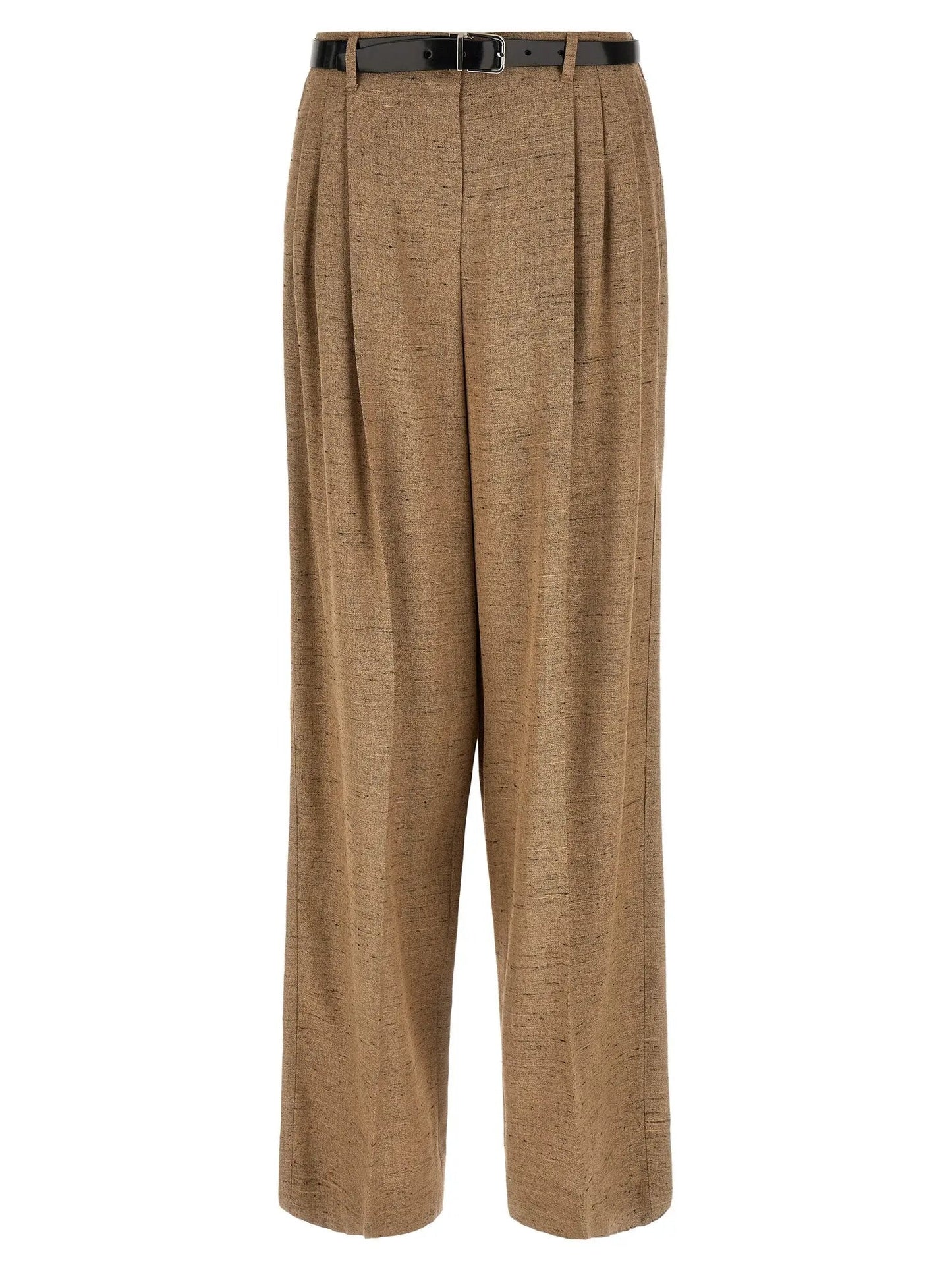 Dolce & Gabbana Beige Viscose Casual Pants