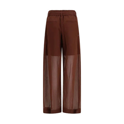 Brunello Cucinelli Brown Cotton Casual Pants