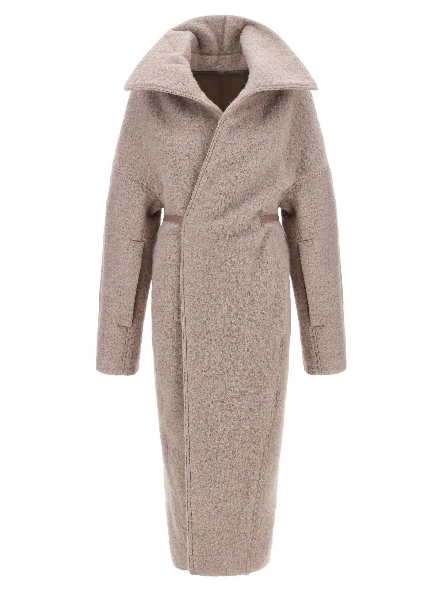 Rick Owens Multicolor Marabou Coat