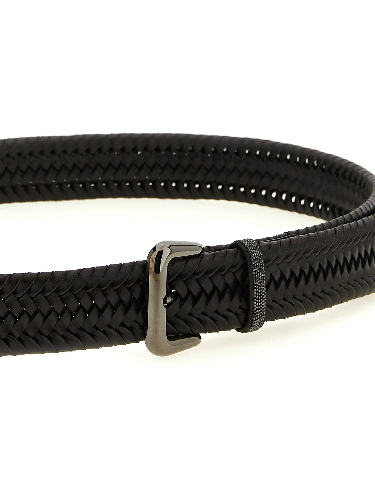 Brunello Cucinelli Brown Leather Regular Belt