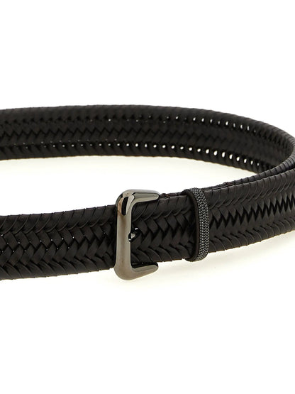 Brunello Cucinelli Brown Leather Regular Belt