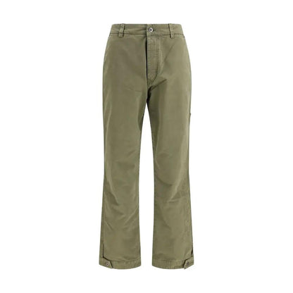 Off-White Bicolor Cotton Casual Pants