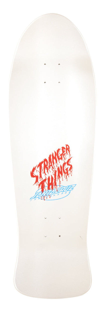 Santa Cruz x Stranger Things Skateboard Deck Meek Slasher Eddie Reveal 10.1" x 31.13"