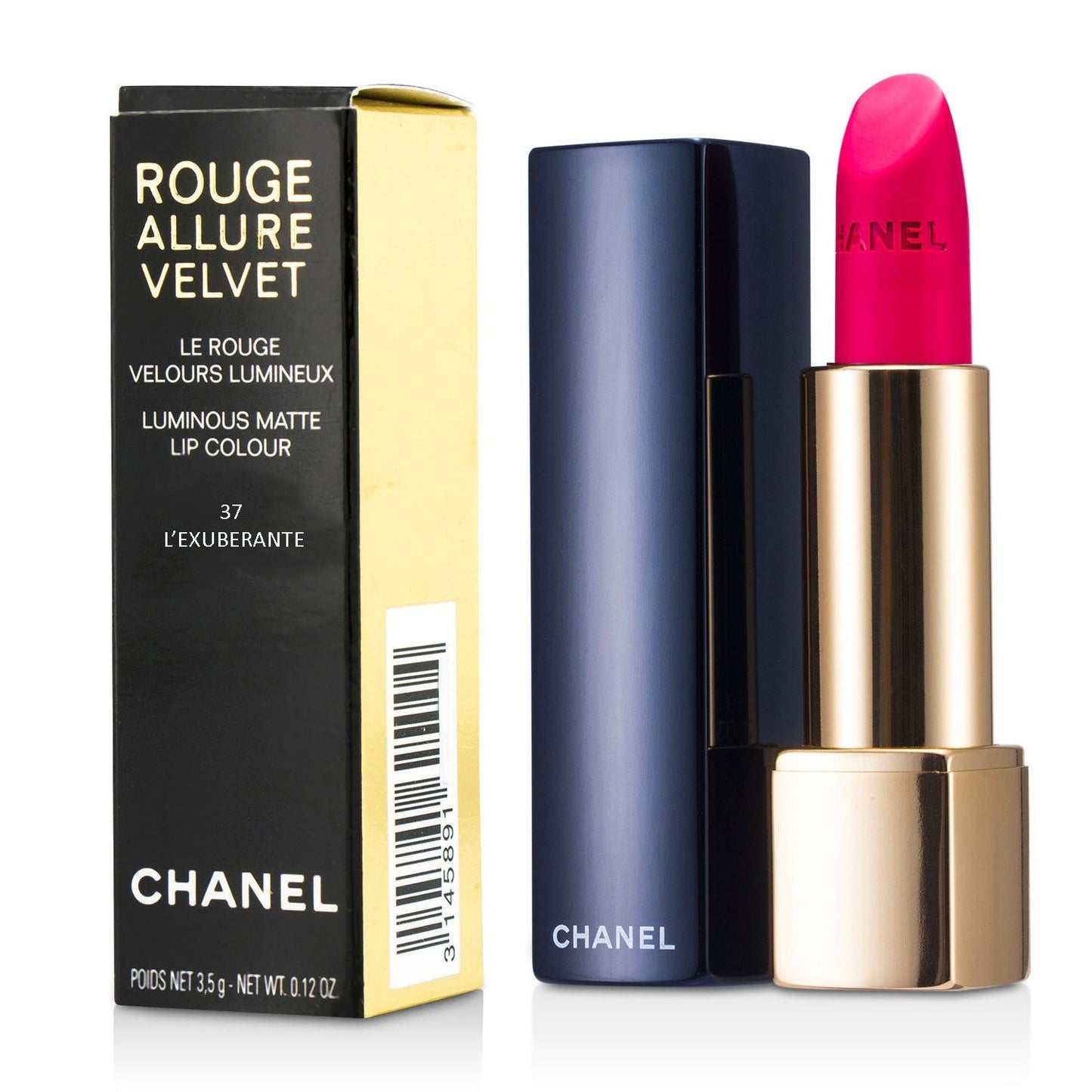 Chanel Rouge Allure Velvet - # 62 Libre  3.5g/0.12oz