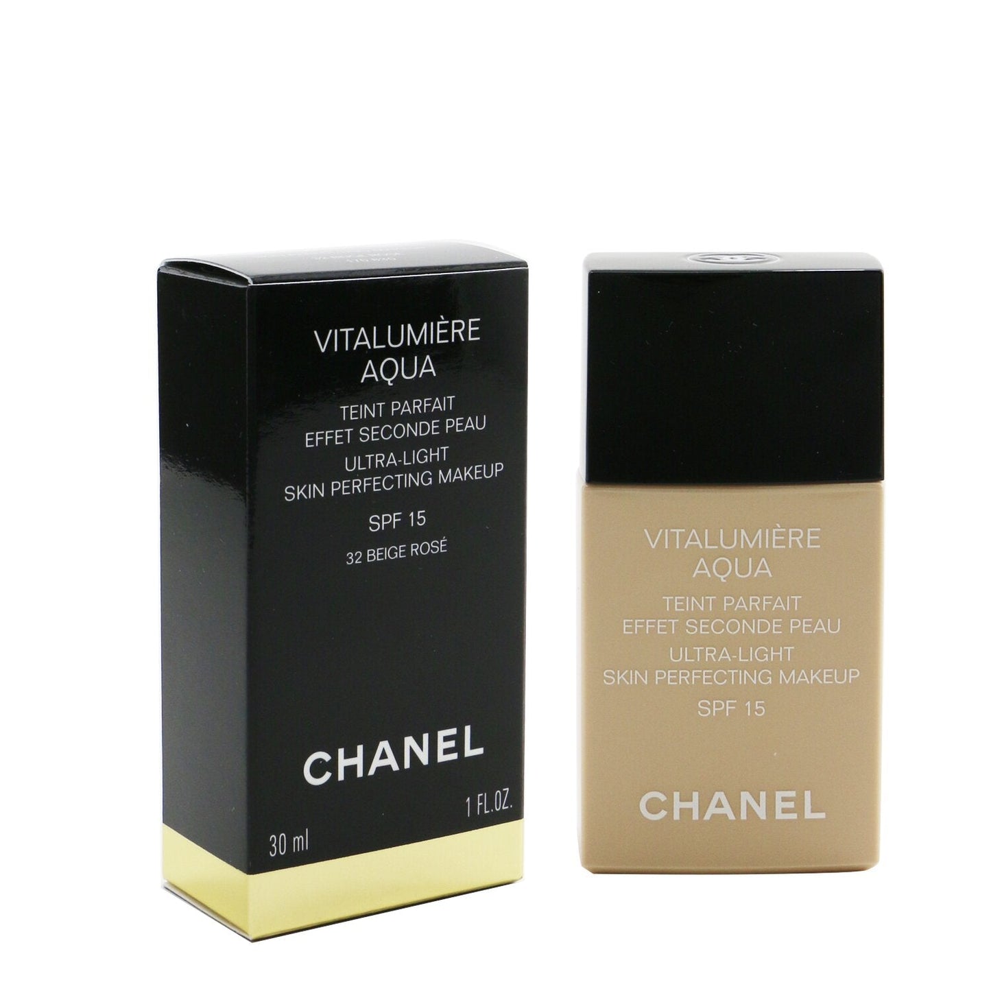 Chanel Vitalumiere Aqua Ultra Light Skin Perfecting Make Up SPF15 - # 10 Beige  30ml/1oz