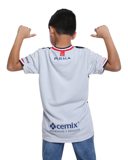 Pirma Cruz Azul Kids Away Jersey 25/26