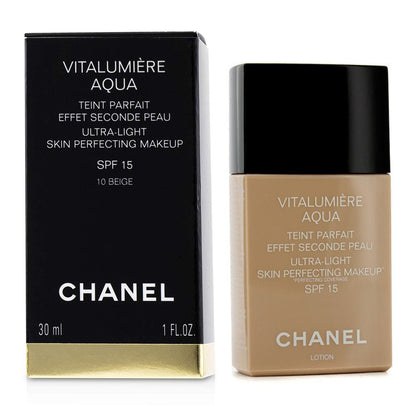 Chanel Vitalumiere Aqua Ultra Light Skin Perfecting M/U SPF15 - # 20 Beige  30ml/1oz